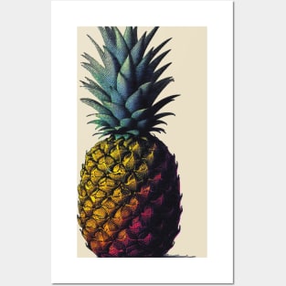 Colorful Pineapple Posters and Art